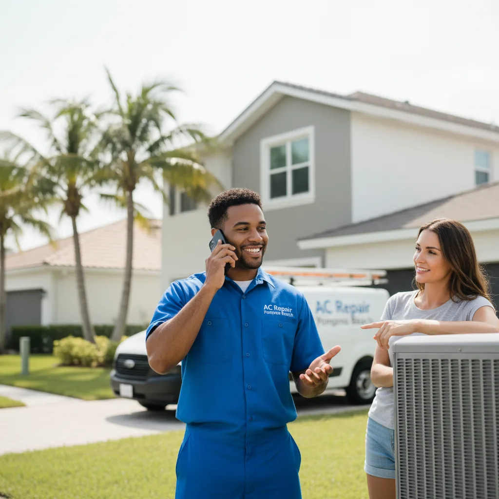 AC Repair Pompano Beach customer support in Brentwood